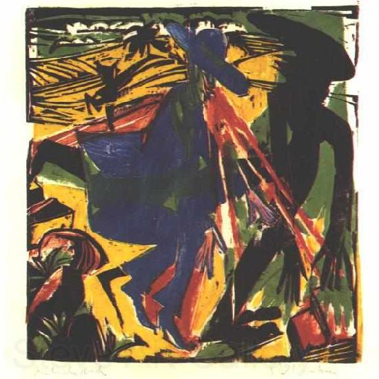 Ernst Ludwig Kirchner Schlemihls entcounter with the shadow
